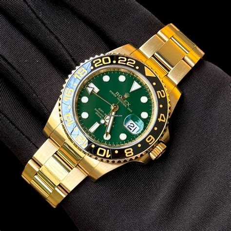 rolex gmt green dial anniversary|Altro.